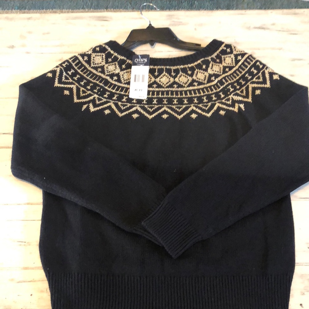 Fancy Holiday Sweater NWT Chaps brand